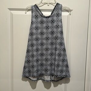 Banana Republic‎ sleeveless top - Medium - Blue/Gray/White